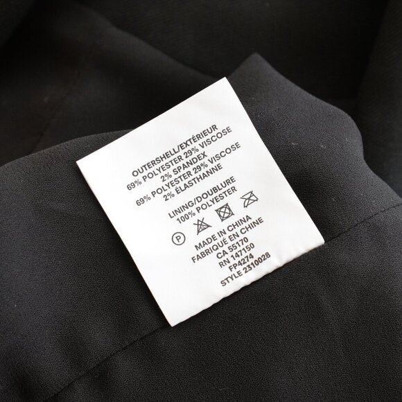 Frank and Oak The Transit Packable Black Blazer Sz S - Picture 9 of 9